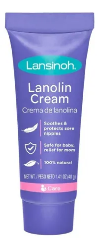 Crema De Lanolina Lansinoh Para Pezones 40gr Pezonera