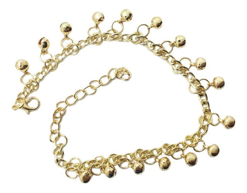 Joyas Para Pies Jingle Bells Dorado