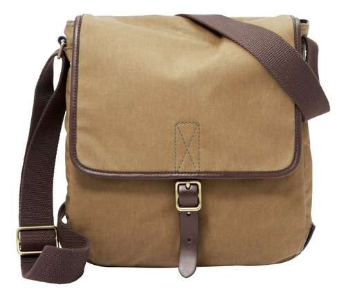 Bolsa De Caballero Fossil Mbg9358200 Color Café Color Marrón