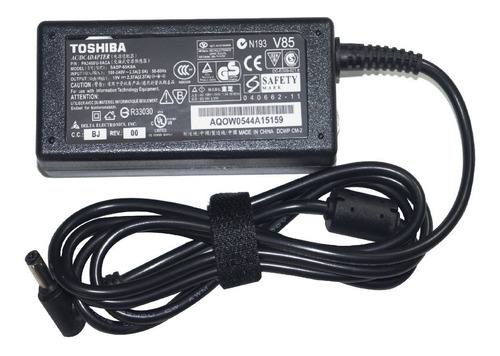 Cargador Laptop Toshiba 19v 2.37a 4.0*1.7mm 45 Watts