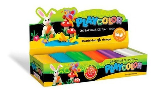 Plastilinas Playcolor Caja Surtido X 24 Unidades