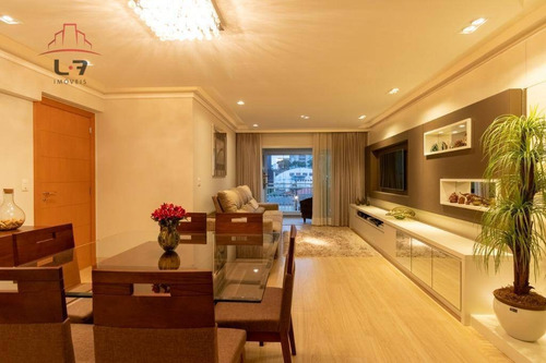 Apartamento Com 3 Dormitórios À Venda, 122 M² Por R$ 997.000,00 - Batel - Curitiba/pr - Ap0907