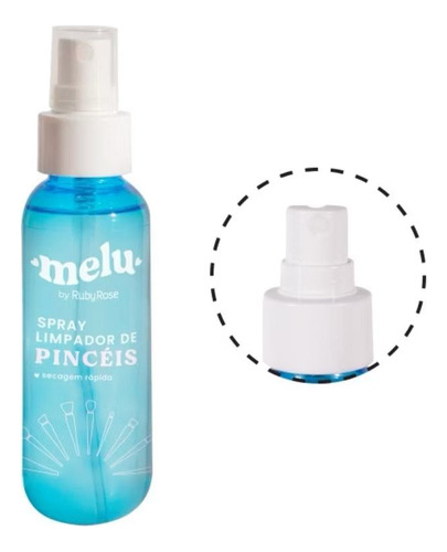Spray Limpador De Pincéis / Melu By Ruby Rose