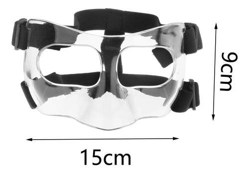 Baloncesto Máscara Protectora Facial Cubierta Nariz 15x9cm