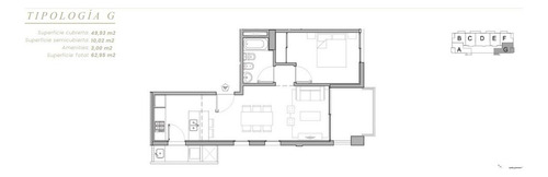 2 Ambientes En Venta En Tigre - Piso 6 - Torre Cardon 2 - Montes De Oca Al 300