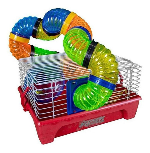 Gaiola Para Hamster Home Tubo Quatiguá Azul