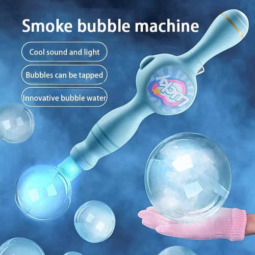Máquina De Burbujas De Humo Y Varita Mágica Elástica Infinit