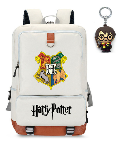 Mochila Escolar De Gran Capacidad De Harry Potter Con Llaver