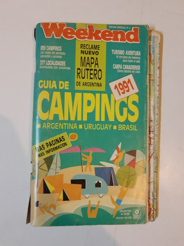 Guia De Campings 1991 - Argentina - Uruguay - Brasil - L378