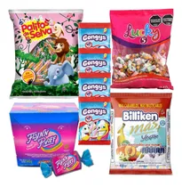 Comprar Combo Golosinas Color Pastel Cumpleaños Fiestas 20 Chicos
