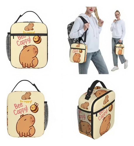 Bolsa De Almuerzo Con Forma De Capibara De Gran Capacidad