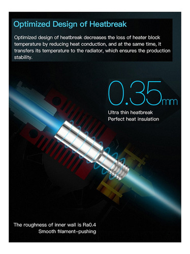 Kit De Extrusora Hotend Creality V2 Completamente Ensamblado