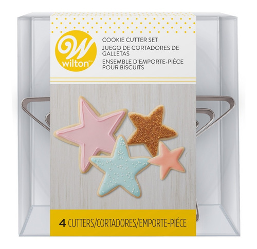 Cortadores De Estrellas Para Galleta 4 Pzas Wilton 2308-1215