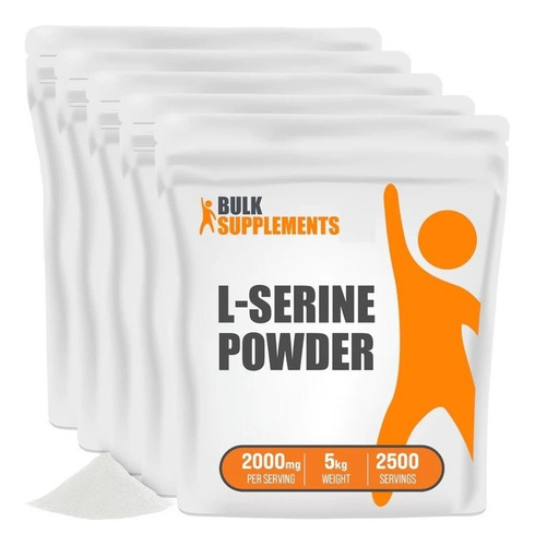 Bulk Supplements | Polvo L-serina | 5kg | 2500 Servicios