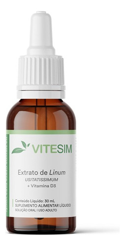 Suplemento em gotas ViteSim  Gotas vitaminas ViteSim sabor  without flavor em frasco de 30mL