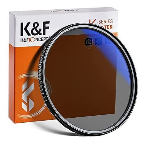 Imagen 1 de 6 de Filtro K&f Concept P/lente Vidrio Polarizado 49mm Ultrafino