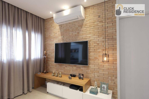 Imagem 5 de 22 de Apartamento 2 Suítes ( Sacada Gourmet - 2 Vagas ) À Venda De 94,00 M² Por R$ 742.000 - Centro - São Bernardo Do Campo/sp - Ap0889