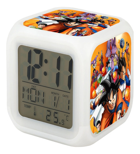 Reloj Dragon Ball Anime Despertador Digital Grafimax