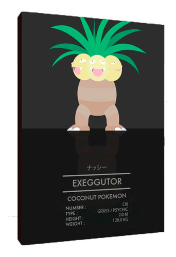 Cuadros Poster Pokemon Exeggutor 33x48 (xor 5)