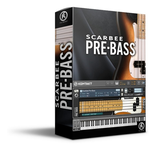 Kit 06 Native Instruments Scarbee Bass Coleção Kontakt (Usado)