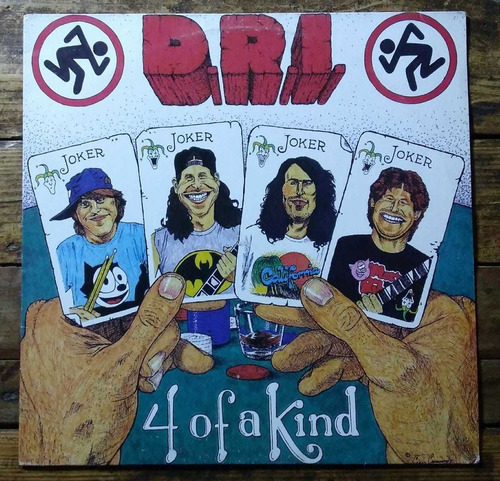 D.r.i. 4 Of A Kind Vinilo Lp Brasil 1988 Thrash Hardcore