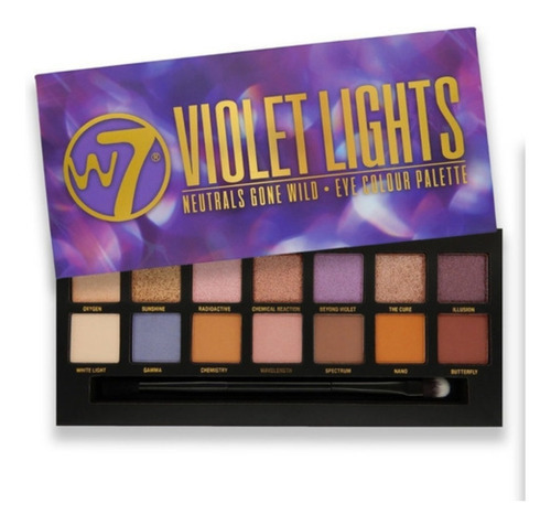 Sombras W7 Violet Lights - G A  Color De La Sombra Multicolor