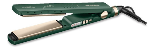 Plancha alisadora Mondial Bivolt de Juliette, 60 W, color verde, 110 V/220 V