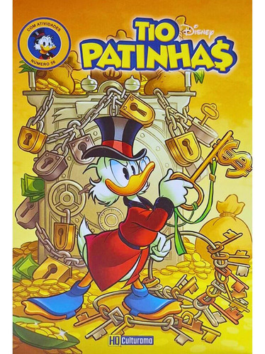 Quadrinhos Hq Gibi Graphic Novel Formatinho 13,50x19 Cm Lombada Com Grampos Tio Patinhas Nº 56 Culturama, De Equipe Editorial., Vol. 56. Editorial Culturama, Capa Mole, Edição 1 Em Português, 2021
