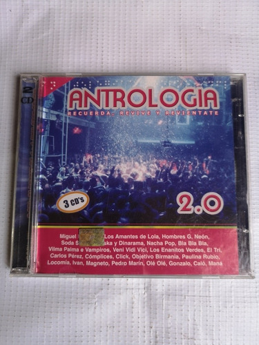 Antrologia Recuerda Y Revive Album 3 Discos Compactos 