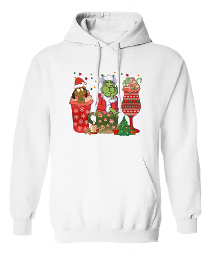 Sudadera The Grinch Santa Navidad Cafecito