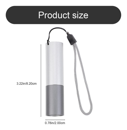 1 Juego De Mini Linterna Usb, Linterna De Emergencia Para Ex