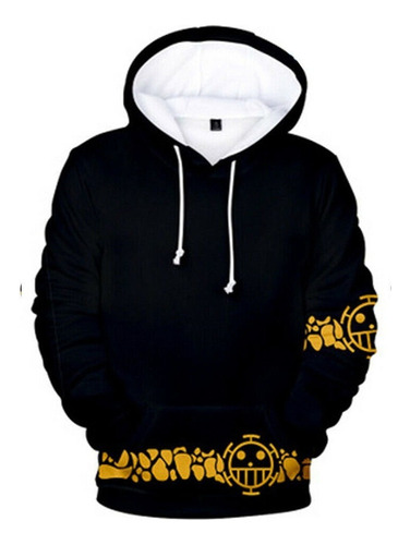 Sudadera De One Piece Trafalgar Law Con Capucha Para Adultos