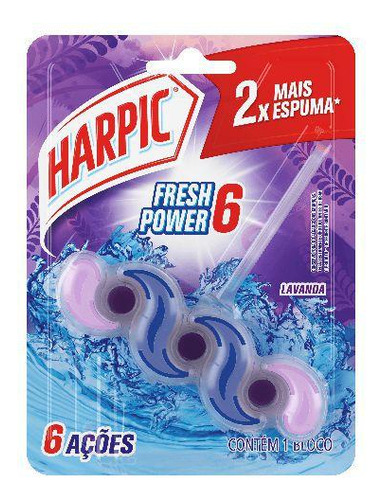 Harpic Fresh Power 18 Lavanda Com 2x Mais Espuma Pratico