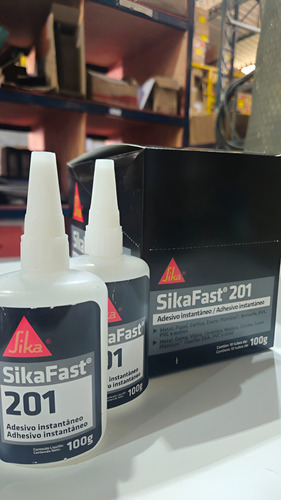 Kit 12x Cola Adesivo Instantâneo Sikafast 201 100g