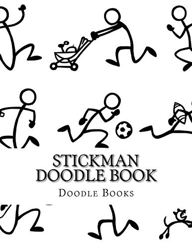 Book : Stickman Doodle Book (8.5 X 11 Stickman Sketchbook...