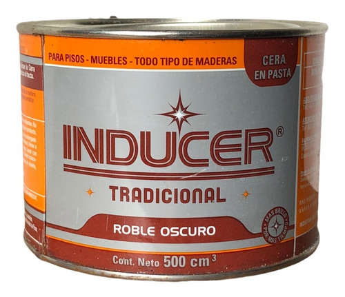 Cera En Pasta Inducer Roble Oscuro De 1/2 Kilo