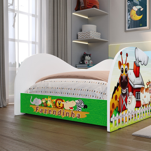 Mini Cama Infantil Fazendinha 100% Mdf- A Cama Mais Vendida