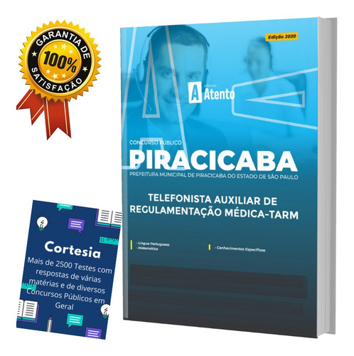 Apostila Prefeitura Piracicaba Sp Telefonista Auxiliar Tarm