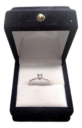 Anillo De Compromiso De Oro 9k Cod. No8
