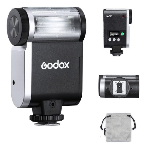Mini Flash Universal Godox Ia32 Para Cámara Con Flash Automá