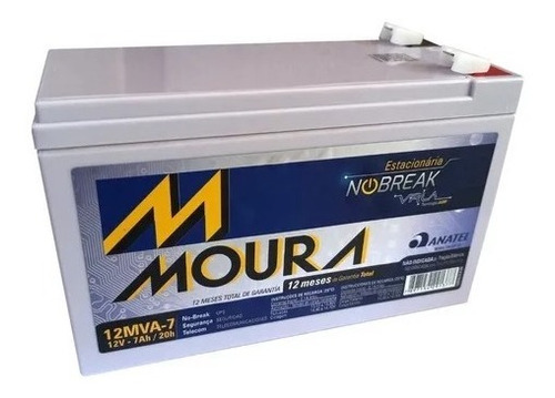  Bateria Para Grupo Electrogeno Generador  Moura 12v 7 Ah  