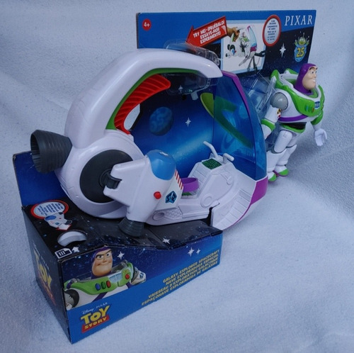Buzz Lightyear Figura Articulada Con Nave Espacial Toy Story