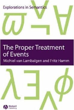Libro The Proper Treatment Of Events - Michiel Van Lambal...