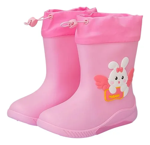 Bota De Agua Niño Niña Impermeable Lluvia Nieve 1822