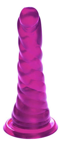 Jelly Sacacorchos Dong Con Ventosa 6 Inch Seductive Violeta