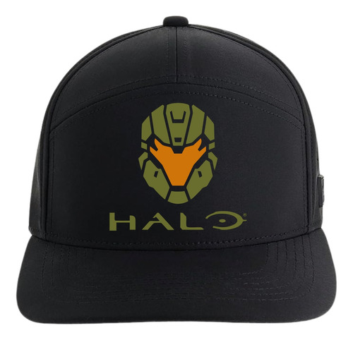 Gorra Halo Gamers 5 Paneles Premiun Black 