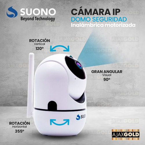 Imagen 5 de 10 de Kit X2 Camara Domo Seguridad Ip Wifi Inalambrica Motorizada