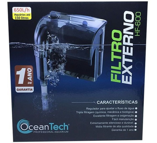 Ocean Tech Filtro Externo Hf-0600 - Até 150l 110v