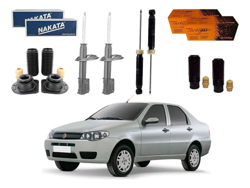 Kit Amortecedor Dianteiro Traseiro Cofap' Fiat Siena 2011