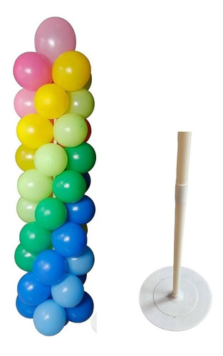 Soporte Vertical Con Base Para Globos 2 Mtrs -fiesta Eventos